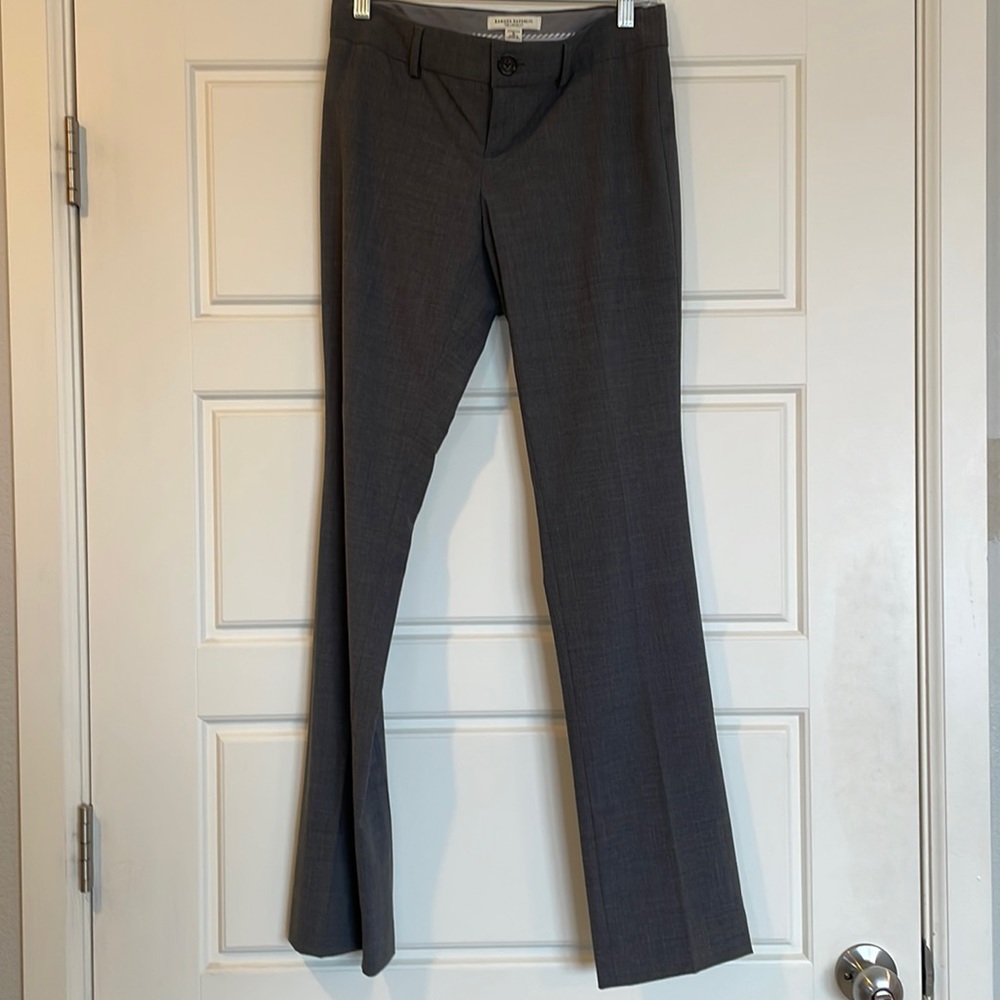 Grey, Banana Republic, work trousers straight leg size 0